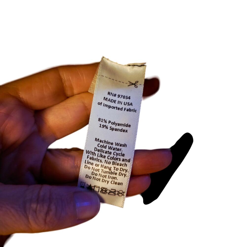 Lanston Sport black sheer paneled sports bra size small - Picture 5 of 5